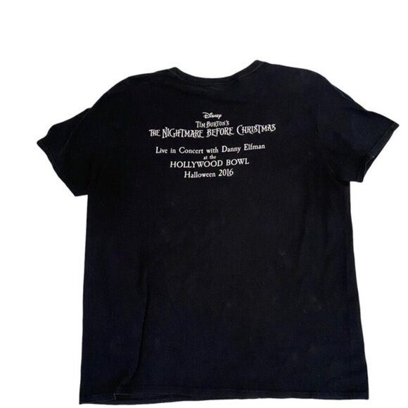 Disney Tim Burton The Nightmare Before Christmas Concert T-Shirt Sz Large - Picture 2 of 8